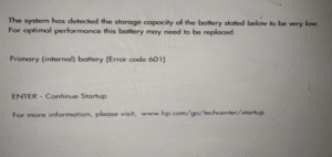Read more about the article primary battery error code 601 full solution in hindi
