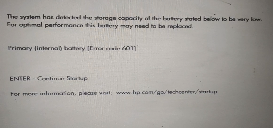 Read more about the article primary battery error code 601 full solution in hindi